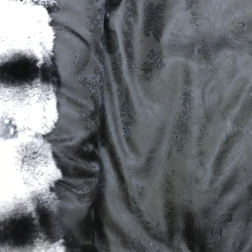 Новый зимний женский Настоящий мех кролика пальто Теплый с капюшоном куртка