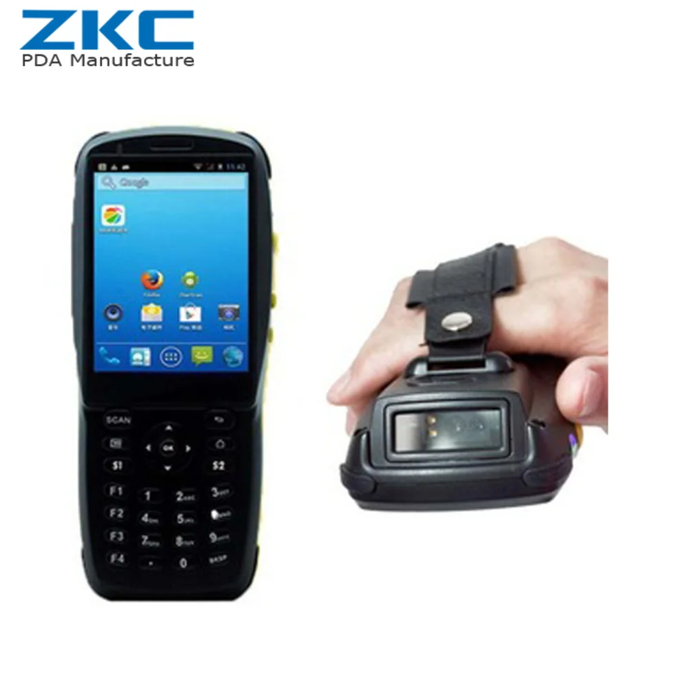Бесплатная доставка ZKC PDA3501 3g WiFi NFC/RFID GPRS КПК на базе Android сканер штрих кодов|android pda