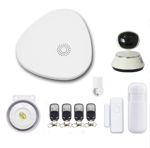 SmartYIBA WiFi домашняя система охранной сигнализации наборы дверной датчик PIR