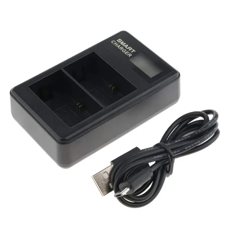 Lp-E6 Usb ЖК-дисплей двойной порт зарядное устройство для Canon 5D Mark Ii Iii 7D Para Eos 60D 6D 70D 80D |