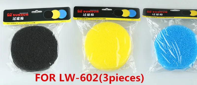SUNSUN прозрачный LW-602/LW-603 предфильтр для аквариума с фильтром хлопок мини аквариум фильтр бочонок без насоса - Цвет: LW-602 sponge