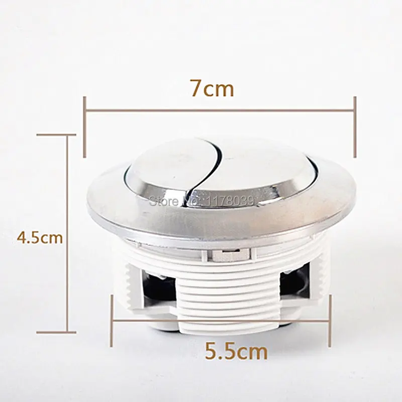 

Toilet Round flush switch button,Top diameter 7cm Toilet water tank dual button,Toilet round double Push Buttons,J17358