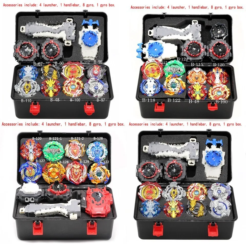 Beyblade Burst Bey Blade игрушка из металла Funsion Bayblade набор коробка для хранения с ручкой пусковая пластиковая коробка игрушки для детей