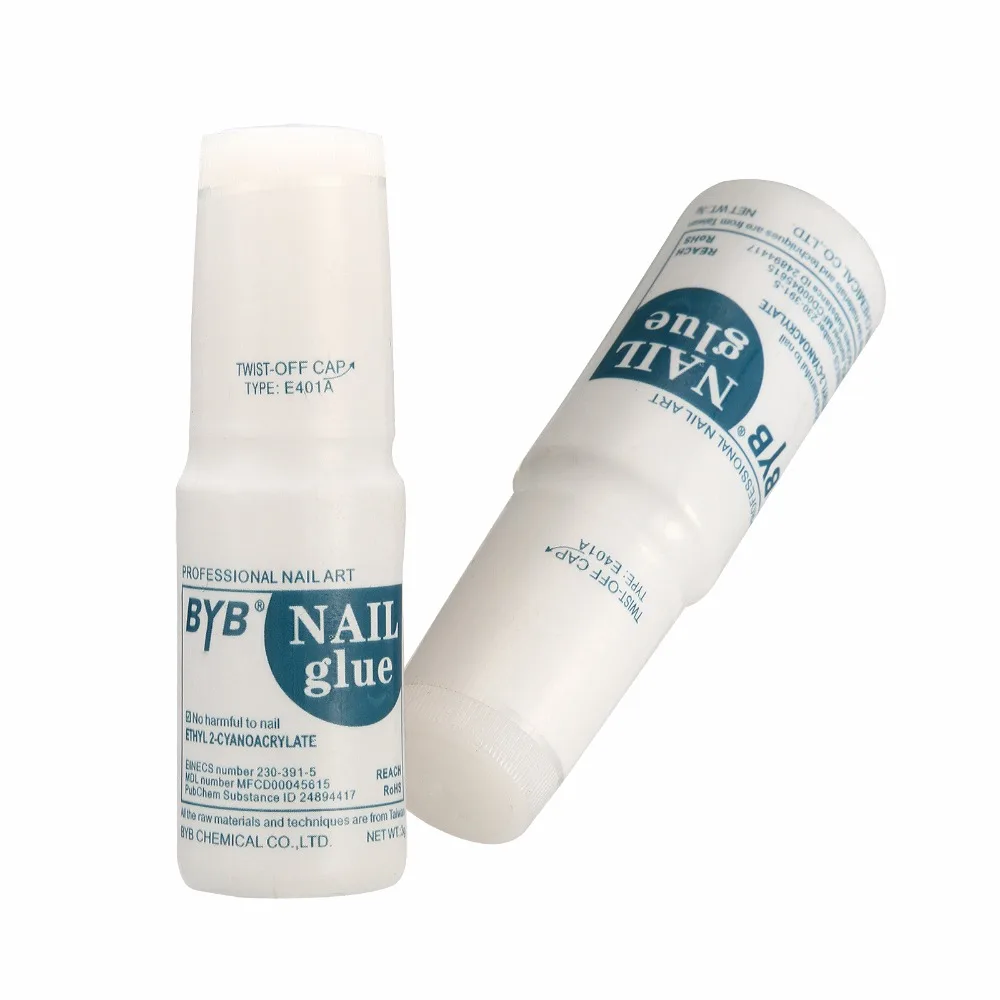 5 шт./лот дизайн ногтей BYB сильный клей блестящий УФ акриловый декор стразами с