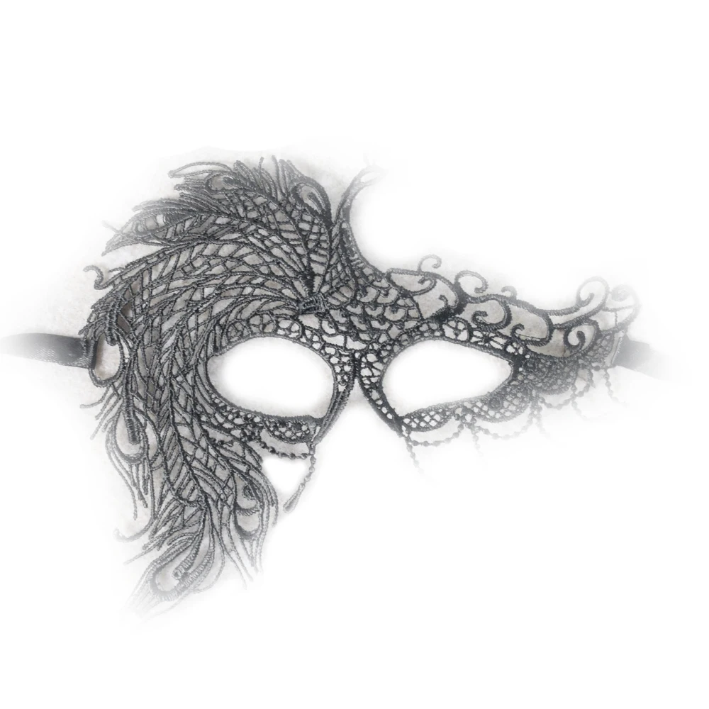1pcs Sexy Lady Party Mask Bar Dance Half Face Masks Wedding Dress Up Props Soft Halloween Phoenix Shape | Дом и сад