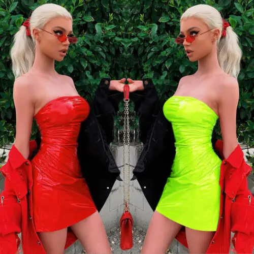 Модные женские туфли летние из искусственной кожи с мокрым эффектом Bodycon повязку