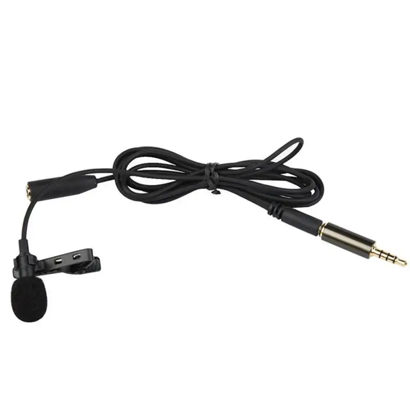 Lavalier Проводные микрофоны для iPhone Samsung Mic Hands-free конденсаторный микрофон смартфона