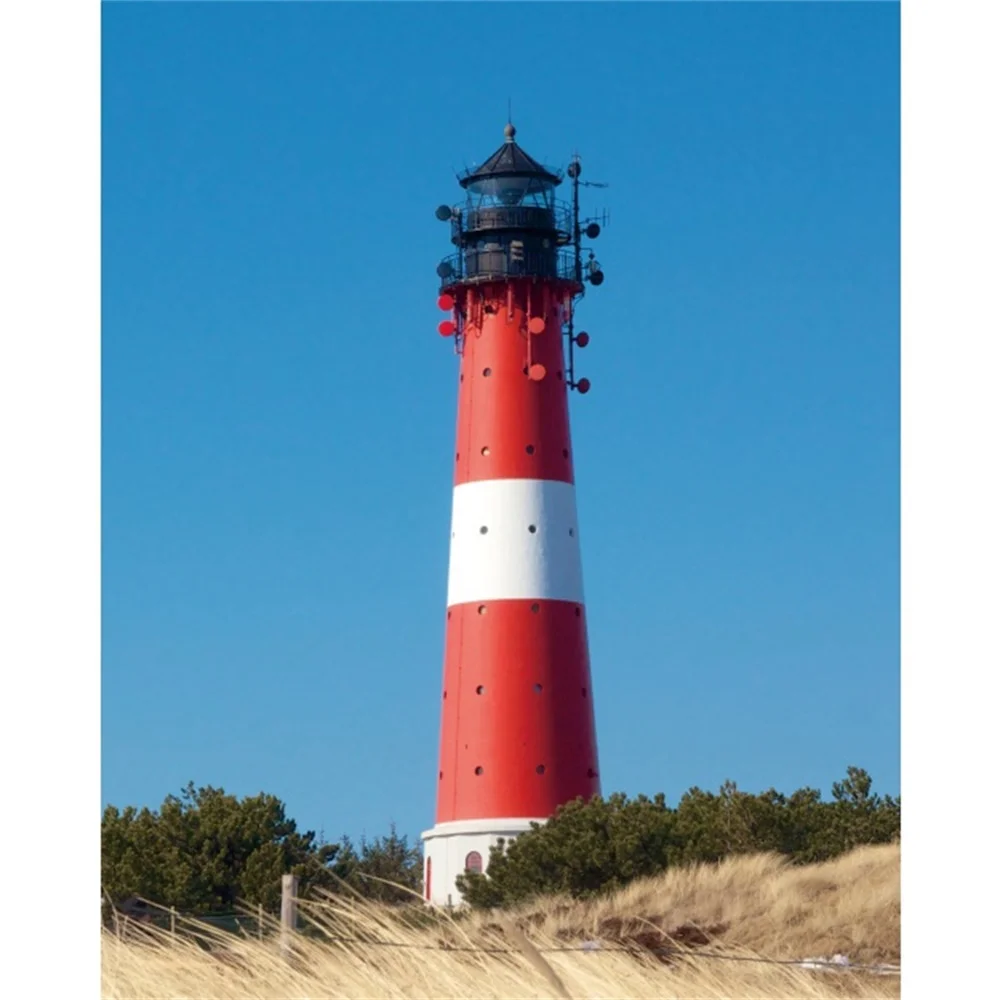 

Laeacco Canvas Calligraphy Painting Lighthouse Posters and Prints Landscape Wall Art Picture Living Room Home Decoration