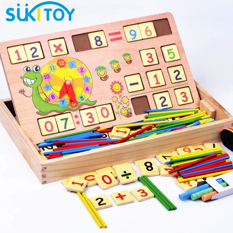 Sukitoy классический Математика Деревянные игрушки в том числе 100 шт. Щупы для