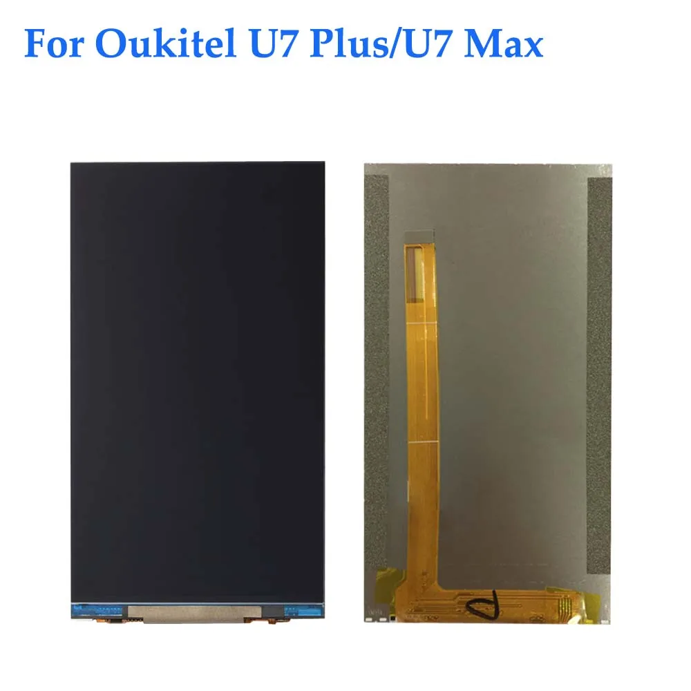 

5.5in"For Oukitel U7 Plus/U7 Max LCD Display Only Digitizer fit Android 7.0 LCD Glass Panel Sensor Lens+Tools