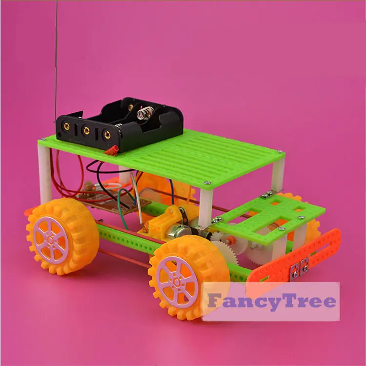 Физика креативный Набор diy электрическая вращающаяся модель автомобиля ученики