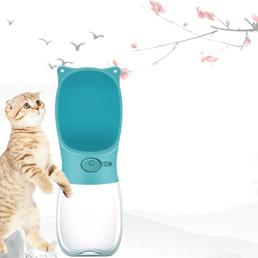 Portable Pet Dog Water Bottle For Small Large Dogs Feeder Travel Puppy Cat Drink Bowl Outdoor Dispenser Supplies | Дом и сад