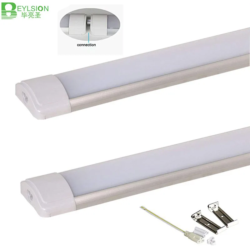 10pc/lot 10W 20W 40W LED Tube Linear Light Batten Clean Purification Tri-proof purified lamp For Garage | Лампы и освещение