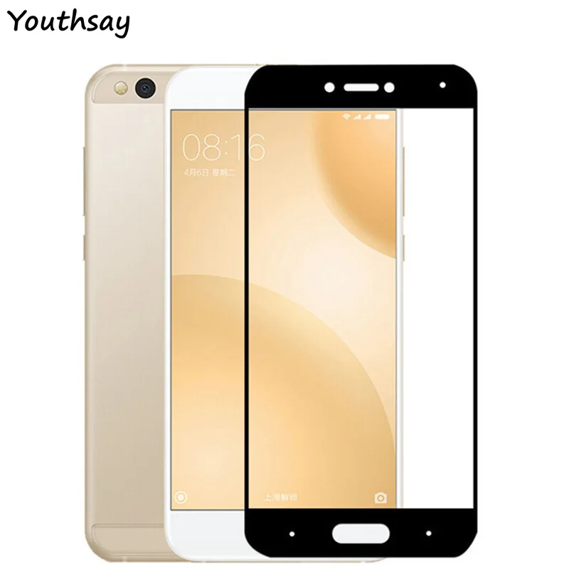 2 шт. для стекла Xiaomi Mi5C защита экрана полное покрытие изогнутые края стекло Mi 5C