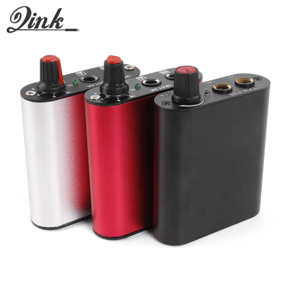 

QINK Mini Tattoo Power Supply for Tattoo Machine Motor Rotary Permanent Makeup Tools Tattoo Accessory