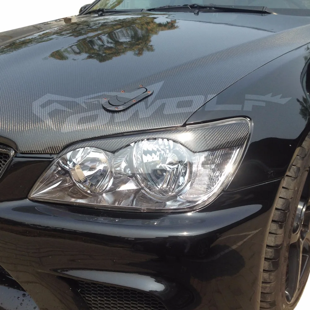 Углеродного волокна век бровей для Lexus IS300 IS200 RS200 altezza B #1998 до 2005 [1011037]|carbon fiber|eyebrows