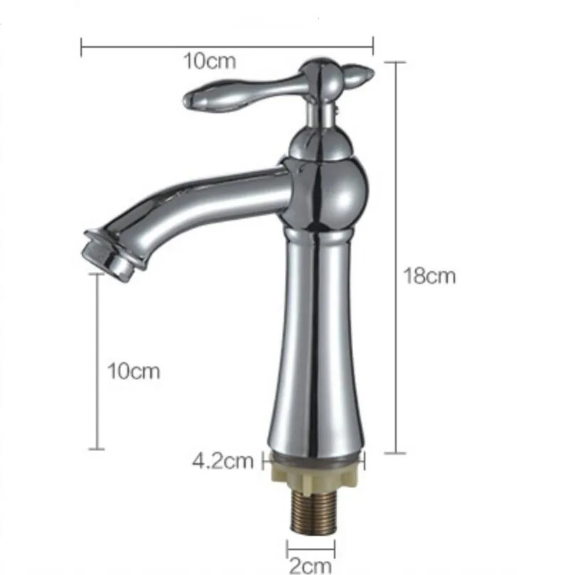 G1/2 3Colors High-end Retro Bathroom Single Hole Basin Faucet Zinc Alloy Cold Sink Tap Ware | Обустройство дома