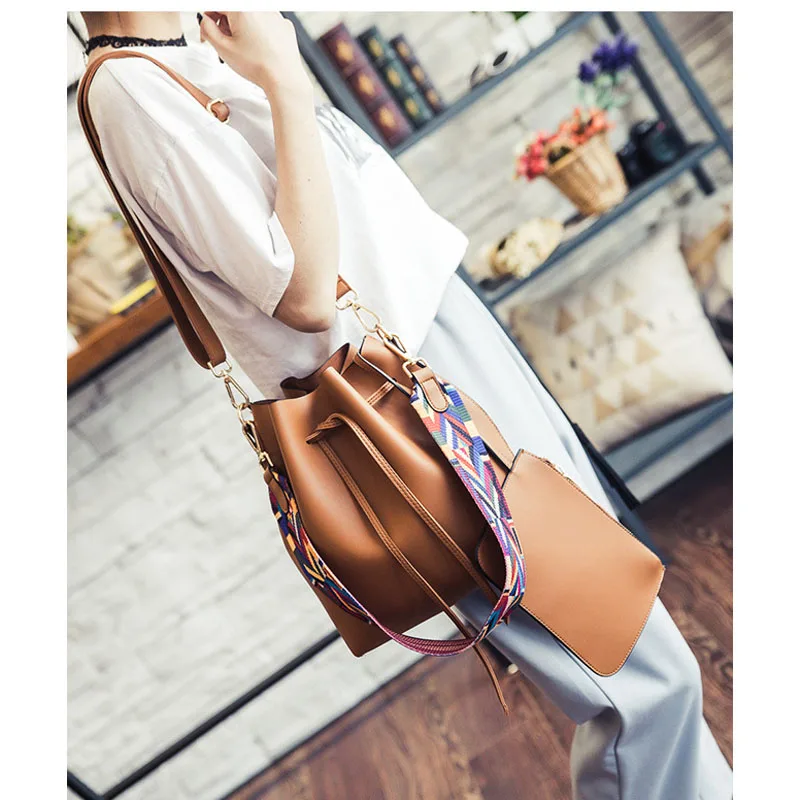 Женская дизайнерская сумка мессенджер через плечо с ярким ремешком 2019|fashion shoulder