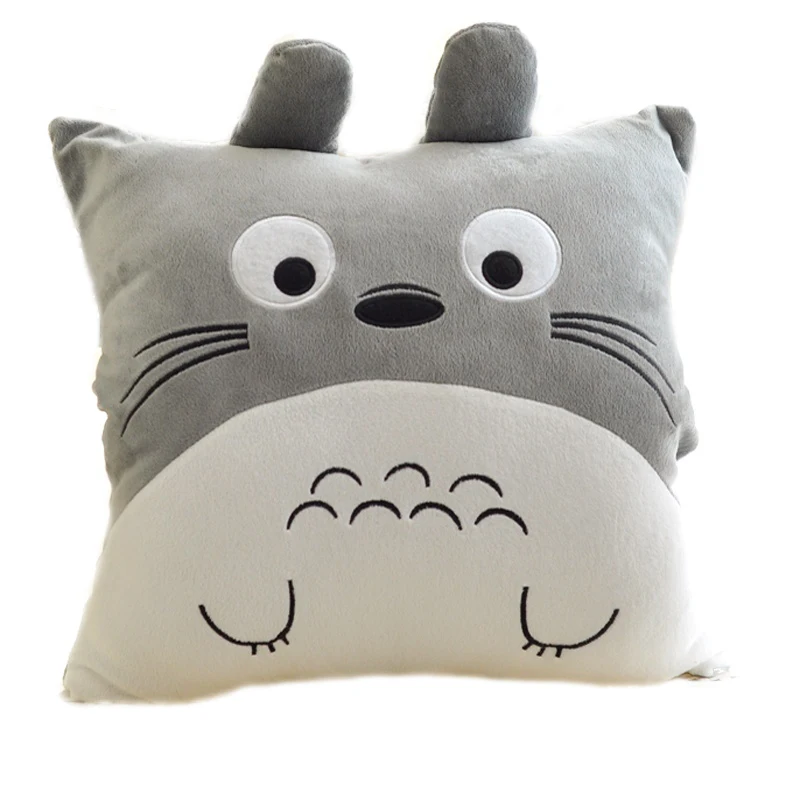 

40*40cm Cat Plush Pillow&Hands Warmer Toys Cartoon Stuffed Animals My Neighbor Cat Plush Cushions Kids Toys Girls Gifts