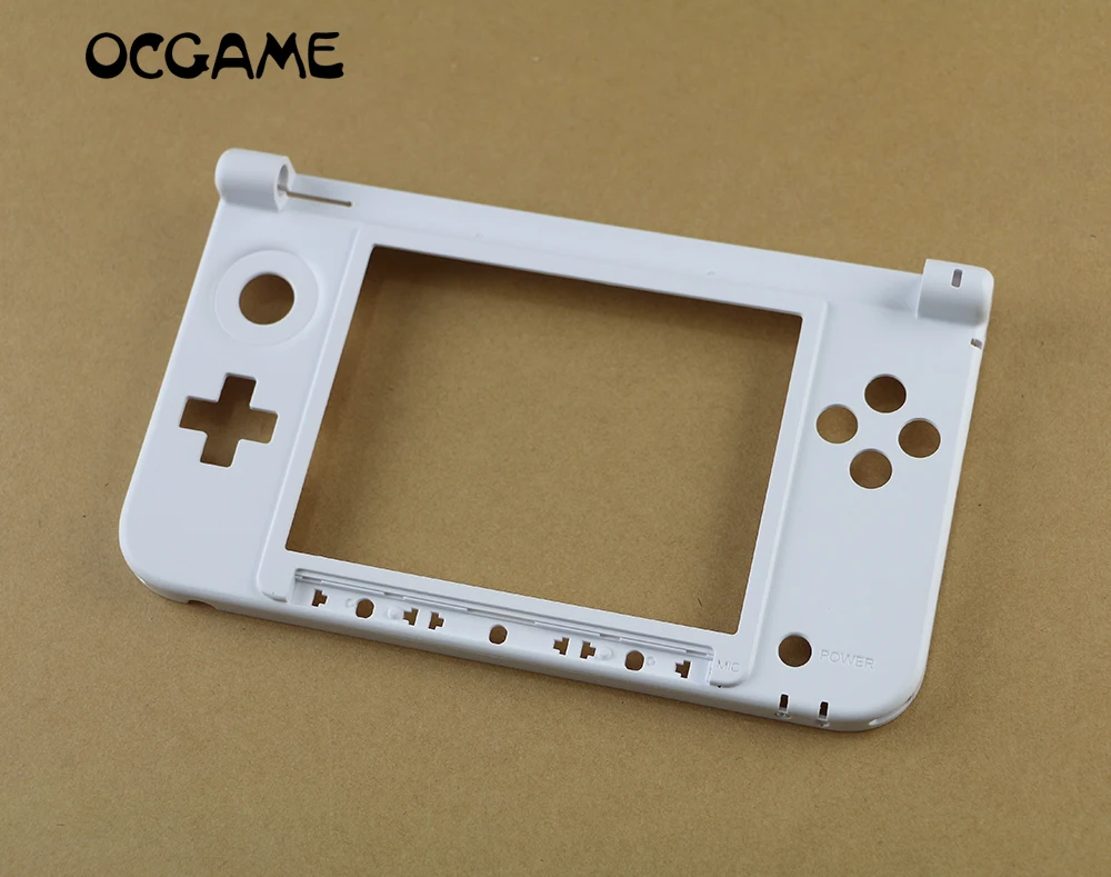 OCGAME для 3DS XL LL запасная часть петли белая рамка Нижняя средняя оболочка/корпус