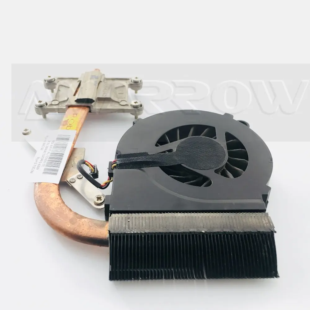 Оригинальный радиатор и вентилятор для hp CQ42 G42 CQ62 595833-001 617646-001 603847-001 независимый