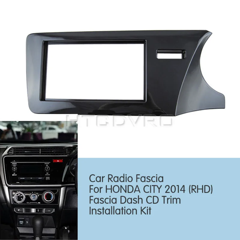 YMODVHT 173x98/178x100/178x102 мм Автомобильная Радио фасция для HONDA CITY 2014 Стерео Панель