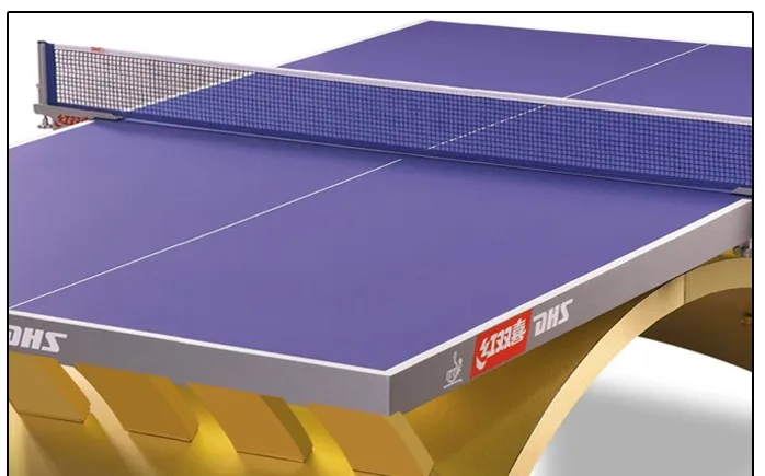 Топ Роскошный арки Крытый DHS Настольный теннис настольный Золотой Радуга Led для
