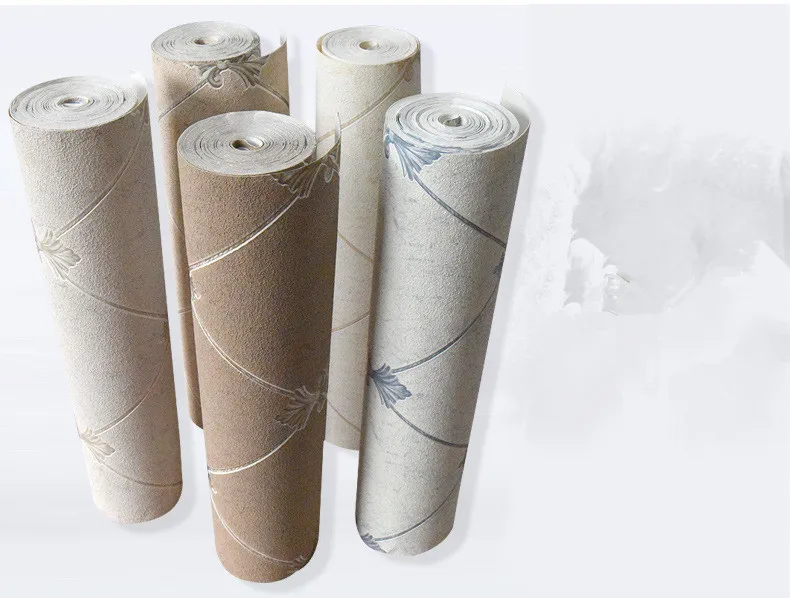 Deerskin линия Papel де Parede 3D Флокирование обои для спальни гостиной украшения дома