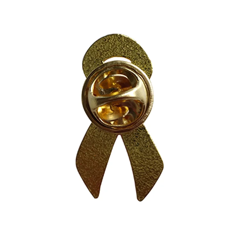 Пользовательские металлические розовые ленты нагрудные значки булавки-железная