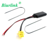 biurlink car cd removal tools and 6 pin mini iso aux in wireless bluetooth module audio receiver adapter cable for fiat