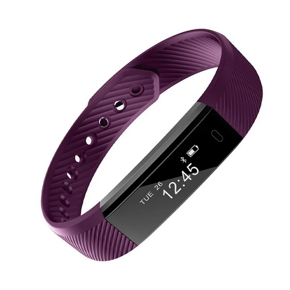 Умный фитнес трекер ID115 Veryfit с приложением Bluetooth мониторинг активности будильник