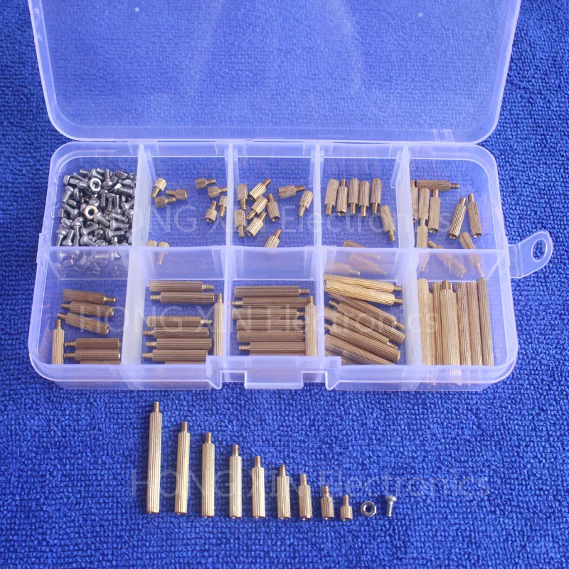 Набор винтовых гаек типа Папа мама 270 шт./компл. M2 3 25 мм|m2 red|m2 shotgunm2 usb |