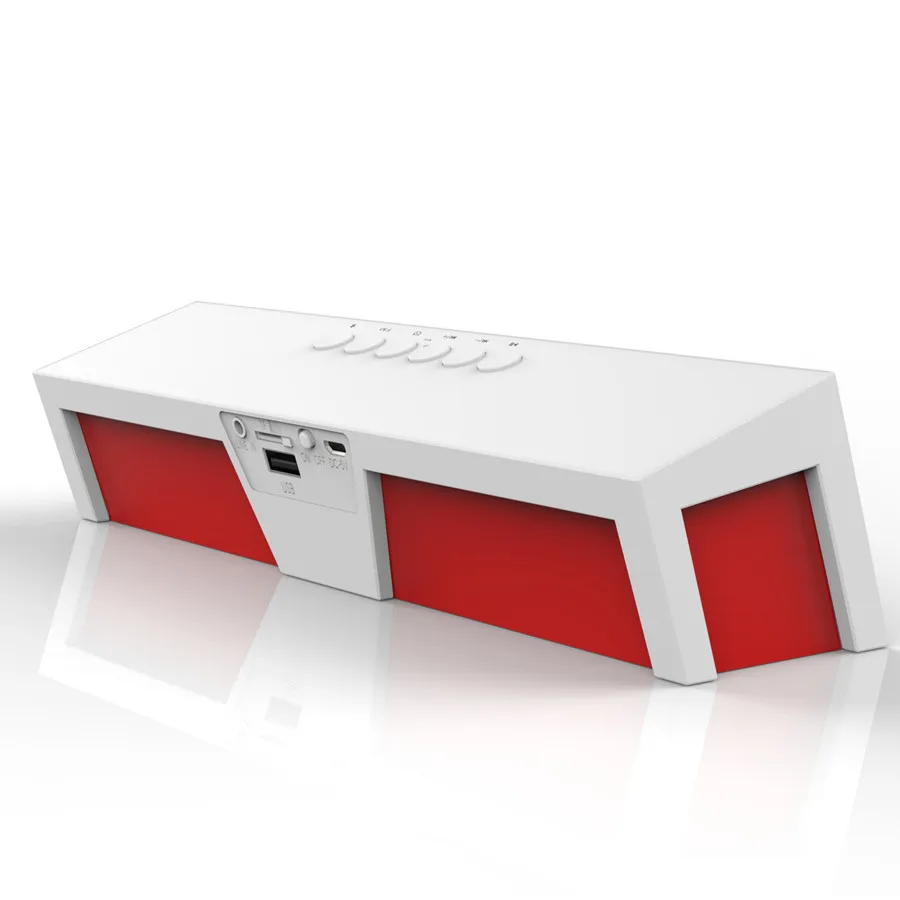 Портативная беспроводная bluetooth Колонка Sardine HIFI белый Aux Стерео саундбар FM радио
