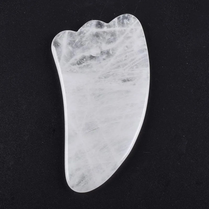 Gua sha tool Кристаллический ролик для лица Gua Sha набор инструментов для массажа лица шеи уход за кожей Рок Кварцевый и из натурального камня для похудения против морщин целлюлит красота - Цвет: Gua sha tool
