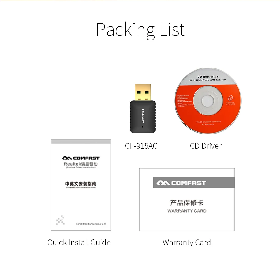 COMFAST USB WiFi адаптер AC 600 Мбит/с Mini Pci e беспроводная Wifi антенна сетевая карта 2 4 + 5 8 ГГц