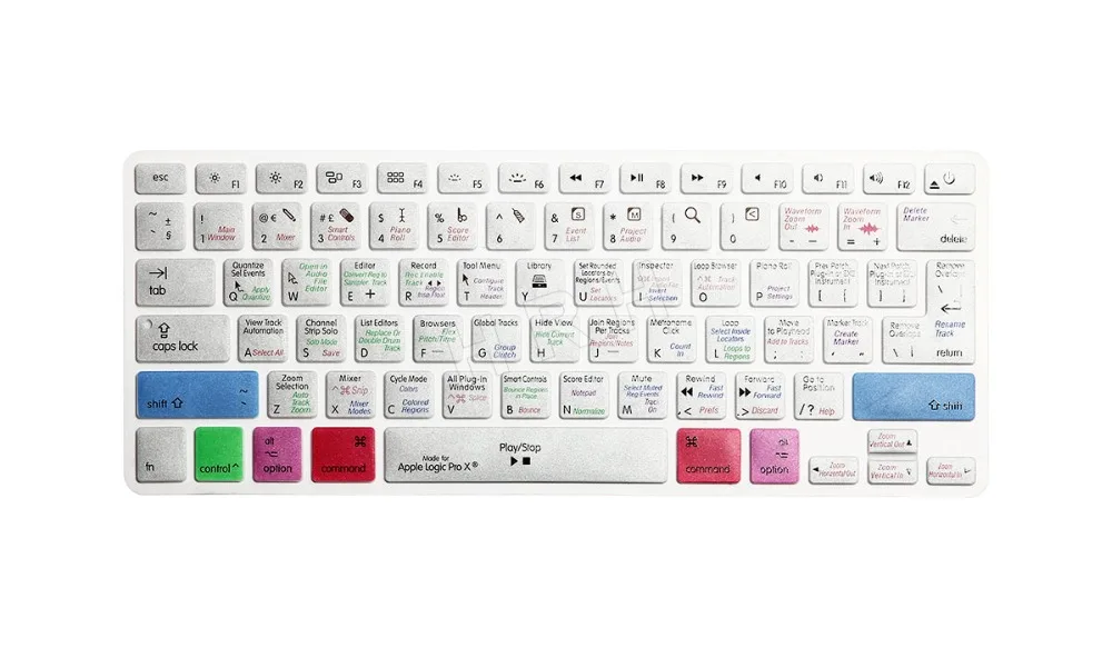 Для MacBook Air Pro Retina 13 &quot15&quot 17 &quotiMac Wireless &amp MacBooks 1PC Logic X чехол для клавиатуры с
