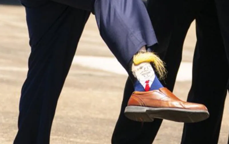 Носки для мужчин и взрослых с изображением Дональда Трампа повседневные носки 3D