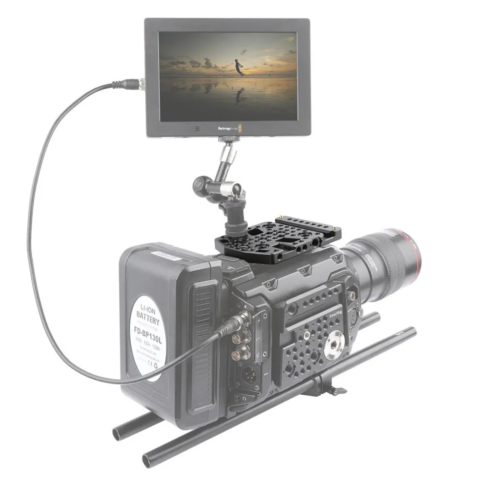 Верхняя пластина SmallRig для установки сыра Blackmagic URSA Mini с двумя креплениями на