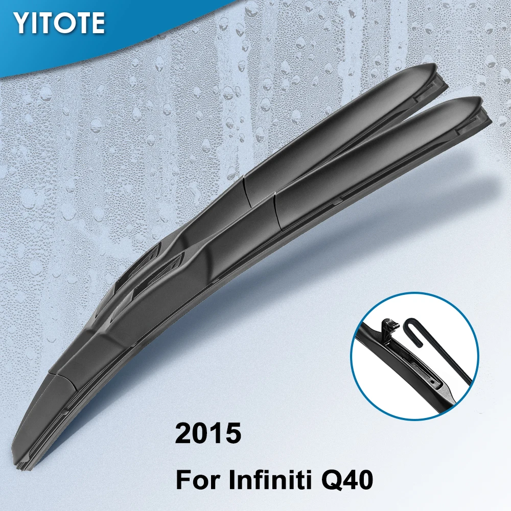 

YITOTE Hybrid Wiper Blades for Infiniti Q40 Fit hook Arms