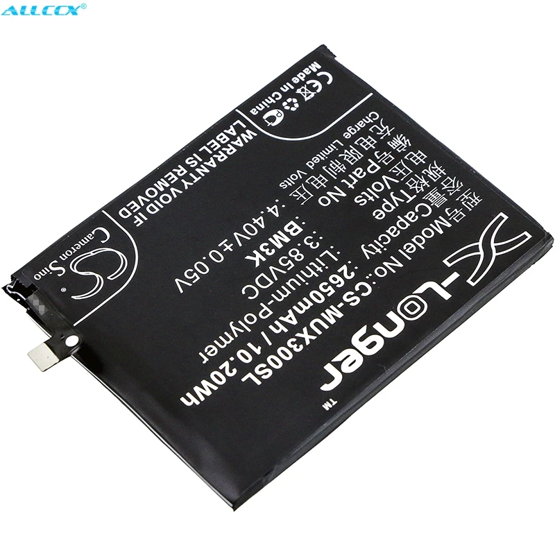 Аккумулятор Cameron Sino BM3K на 2650 мА · ч для Xiaomi M1810E5A M1810E5C M1810E5E M1810E5EC M1810E5T Mi Mix 3