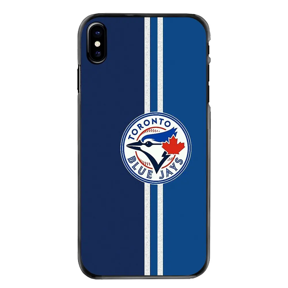 Для iPhone 4 4S 5 5S 5C SE 6 S 7 8 Plus X XR XS Max iPod Touch Бейсбол Toronto Blue Jays аксессуар логотип Чехол