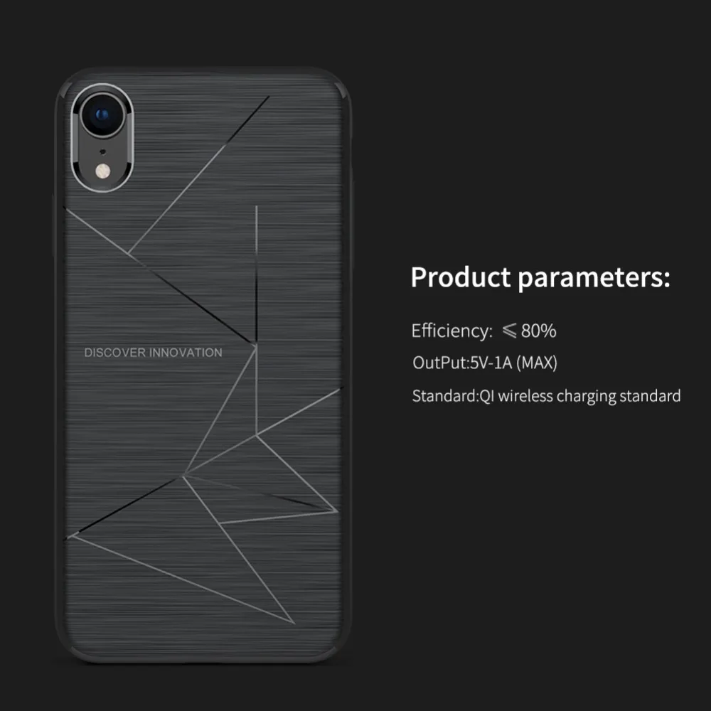 Чехол NILLKIN Magic для iPhone XR, чехол QI, беспроводной зарядный приемник, задняя крышка с магнитным автомобильным держателем для iPhone XS Max