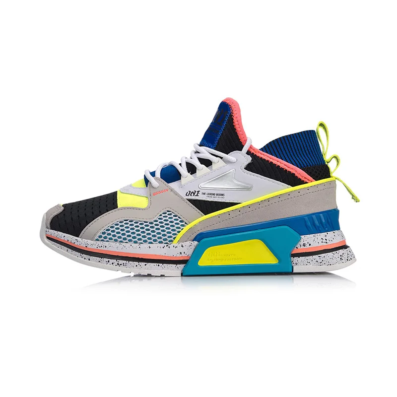 Мужские классические прогулочные туфли Li Ning 001 SHAKE дышащая моно пряжа в стиле