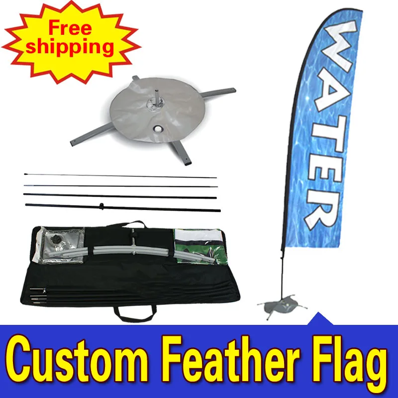 Флаги с односторонним принтом перьев 55 см * 260 см|feather flag|flags free shippingcolor flags |