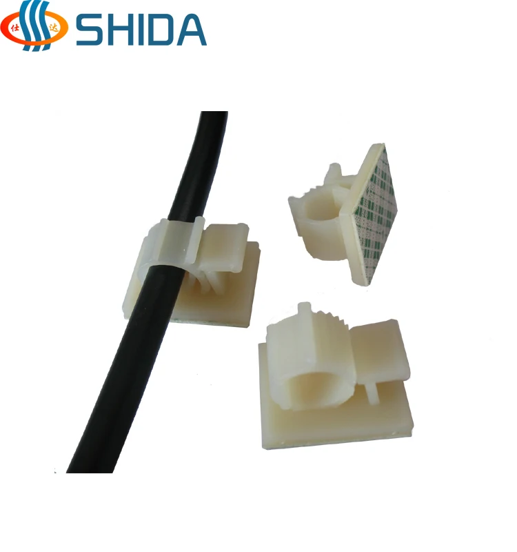 50 шт./лот 25*19 мм 3M Самоклеящиеся автомобильные кабельные клипсы Держатель кабеля для зарядки Отправка бесплатно.