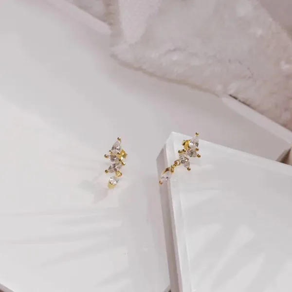 Дизайнерская мода 925 стерлингового серебра ювелирные изделия 3A кубического