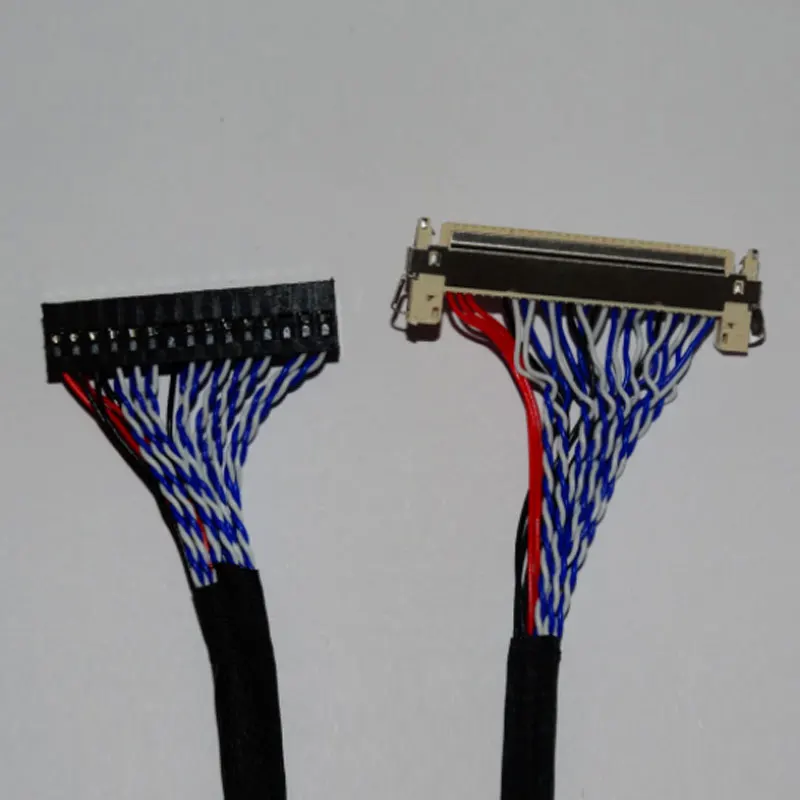 ЖК экран LVDS линия экрана 17 26 дюймов фиксация S8 30P Double 8 с пряжкой заземляющей