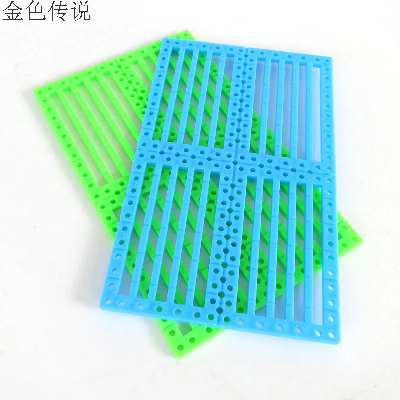 

17194TW/96 JMT 7.5cm*12cm Functional Panel Chassis Diy Toy Car Shell Plate Perforated Plastic Sheet Model Building Kits