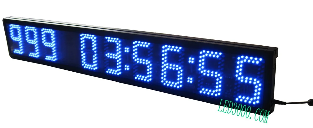 5inch blue color days hours minutes and seconds led countdown clock(HST9-5B) | Дом и сад