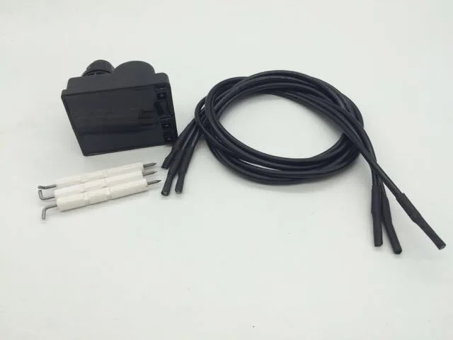 Электронный Импульсный воспламенитель с тремя головками + силиконовая линия